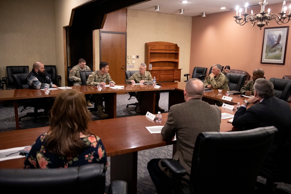 NORAD &amp; USNORTHCOM Commander and CSEL visit with U.S. Army Corps of Engineers Representatives