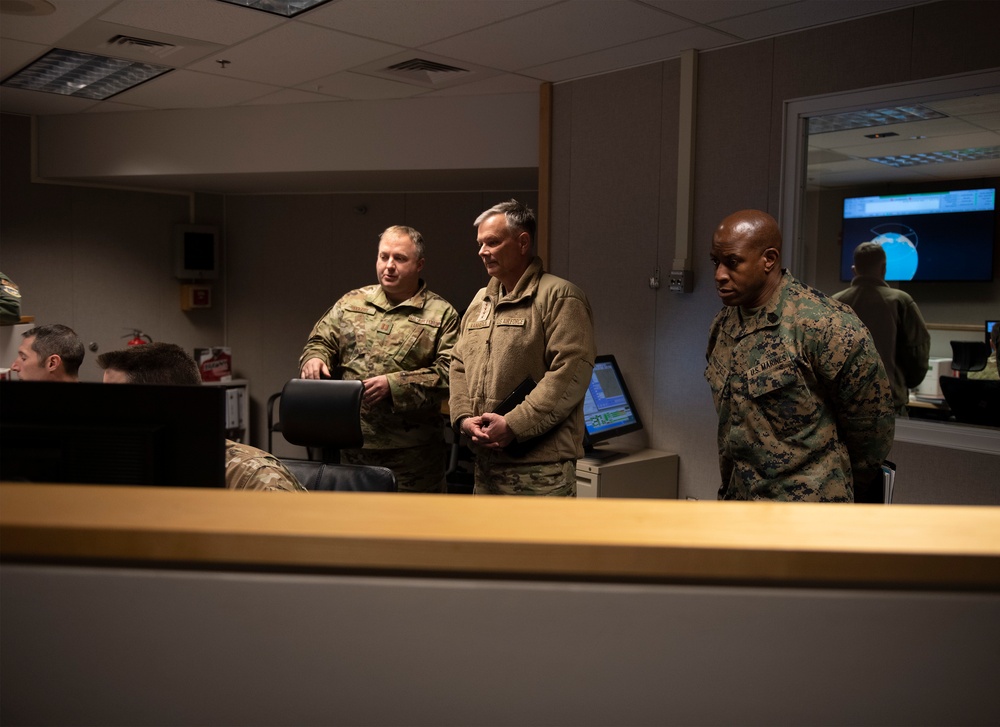 NORAD &amp; USNORTHCOM Commander and CSEL visit Clear Space Force Station