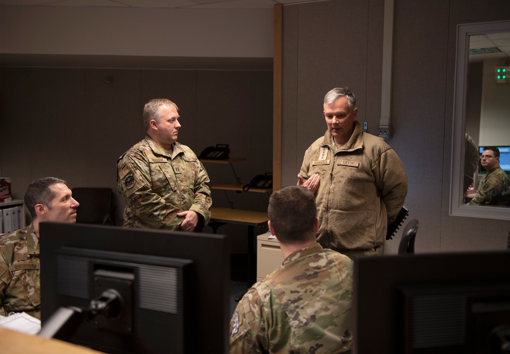 NORAD &amp; USNORTHCOM Commander and CSEL visit Clear Space Force Station