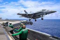 Abraham Lincoln conducts flight operations