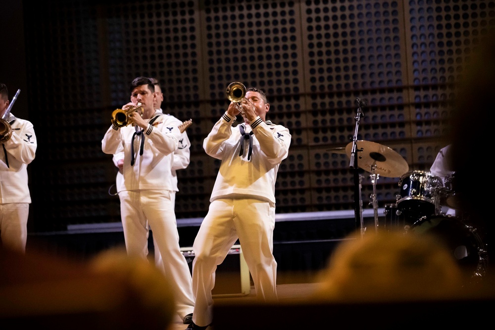 U.S. 7th Fleet Band performs at Saint Peters Lutheran College