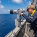 USS Jackson (LCS 6) Sailor Stands Watch