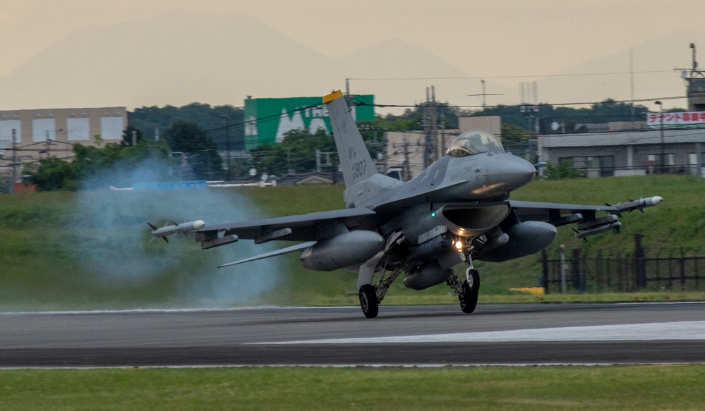 Misawa’s F-16s practice ACE at Yokota