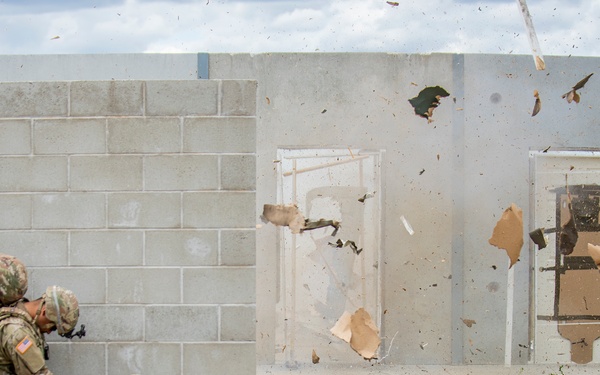 Fire in the hole! Idaho combat engineers practice explosive breaching