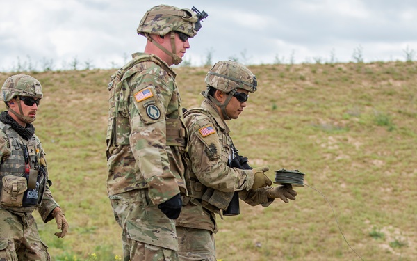 Fire in the hole! Idaho combat engineers practice explosive breaching