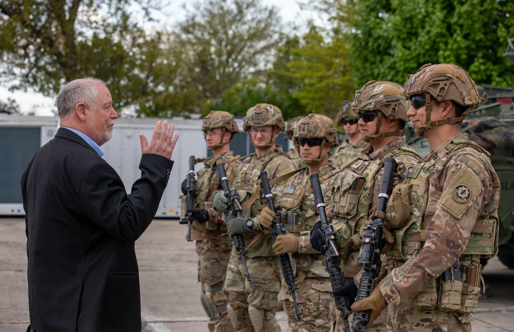 Romanian Parliament Meets Joint NATO Forces
