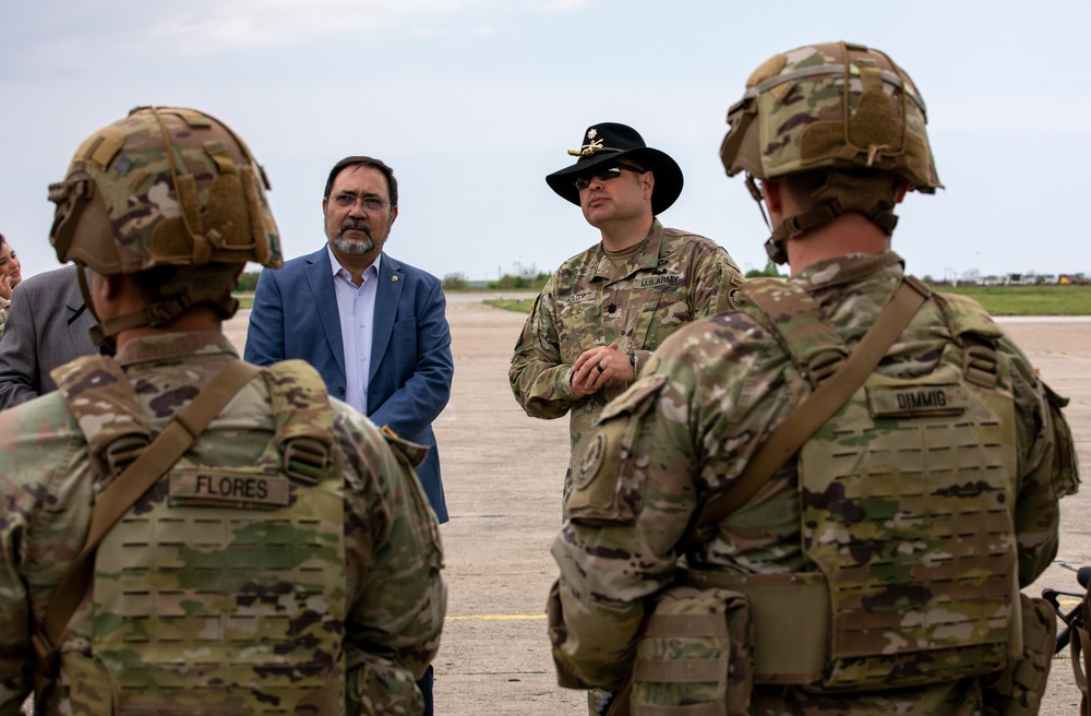 Romanian Parliament Meets Joint NATO Forces
