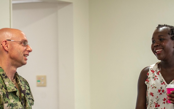 Blue Ridge CMC and PXO speak with members of the BR Family Readiness Group