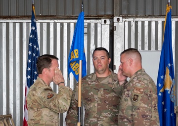475th EABS Change of Command ceremony