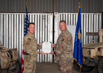 475th EABS Change of Command ceremony