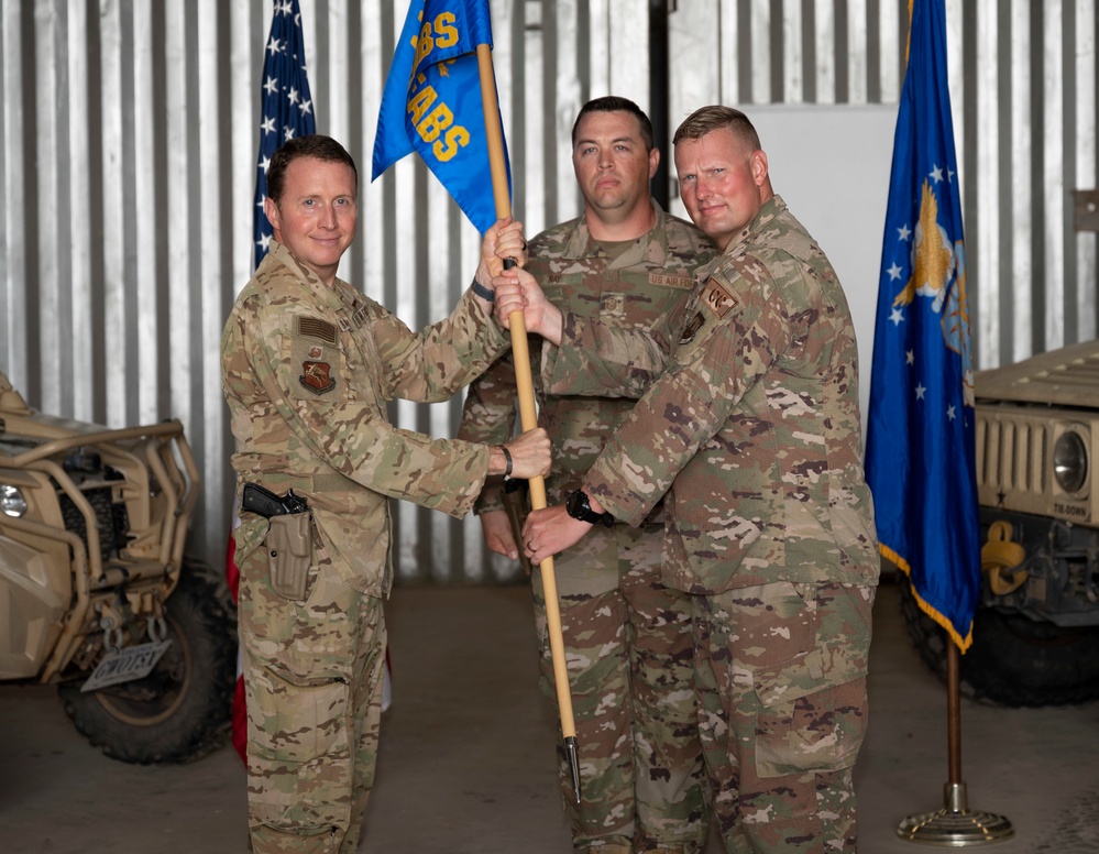 475th EABS Change of Command ceremony