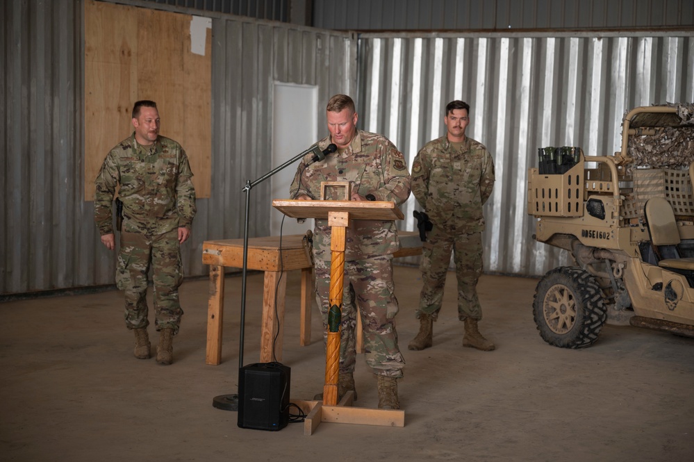 475th EABS Change of Command ceremony