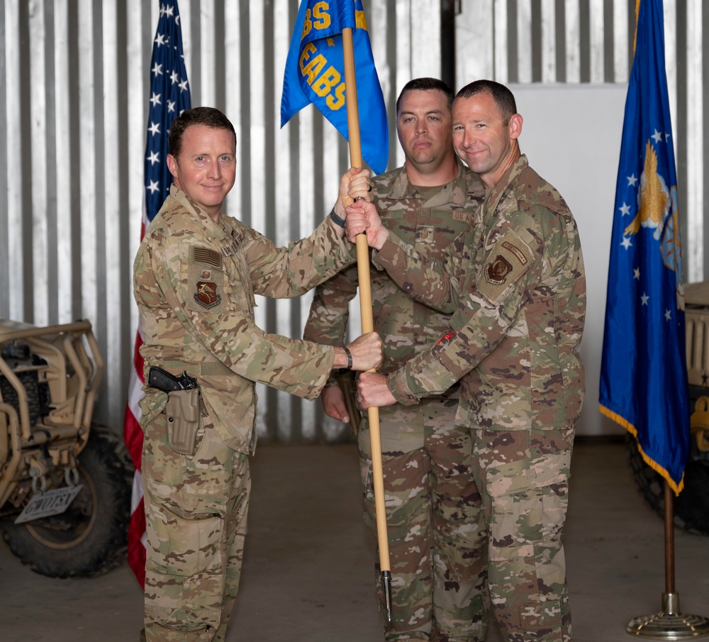 475th EABS Change of Command ceremony