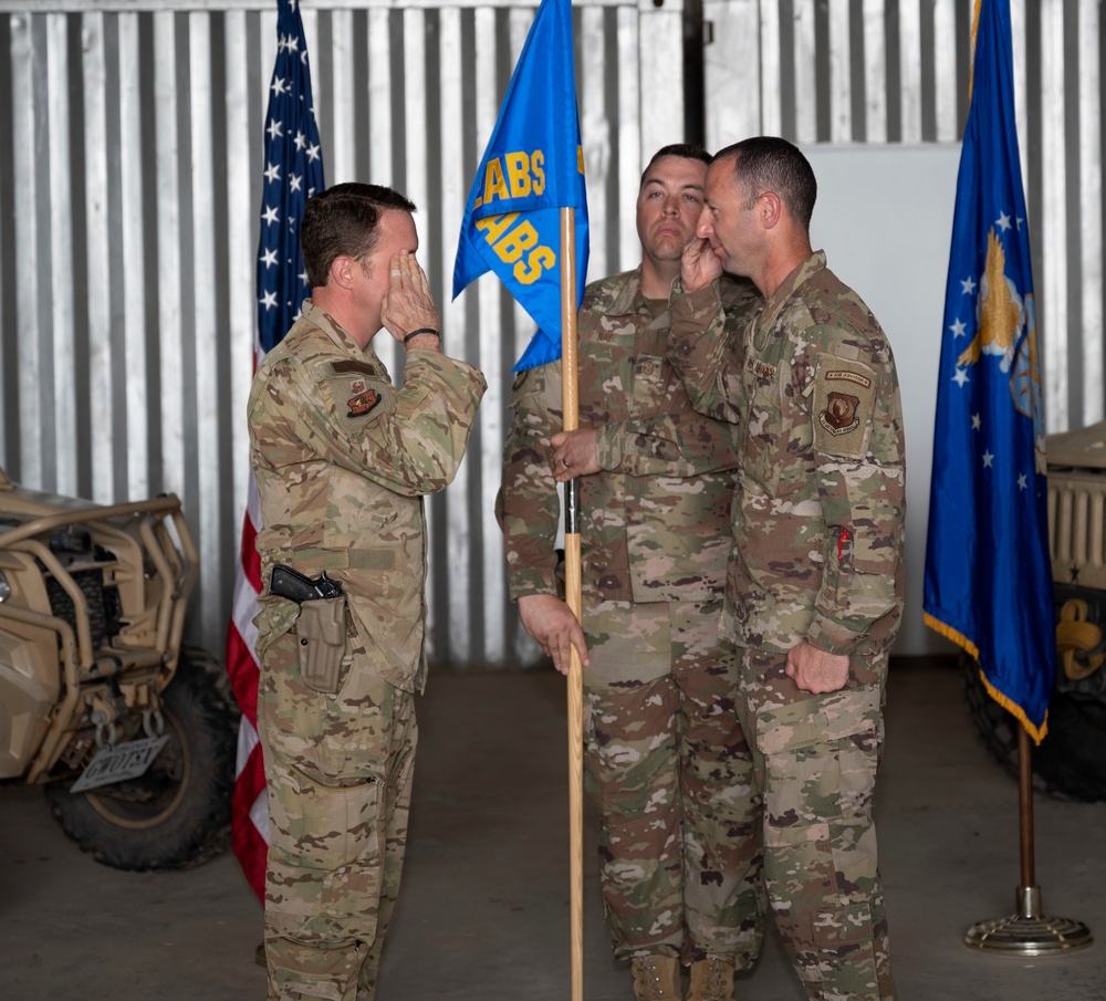 475th EABS Change of Command ceremony