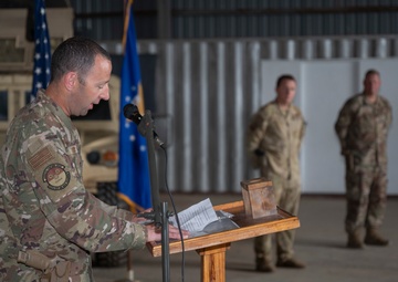 475th EABS Change of Command ceremony