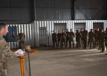 475th EABS Change of Command ceremony