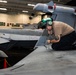 Abraham Lincoln Sailors conduct aircraft maintenance