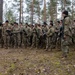 Soldiers assigned to 4th Squadron, 2d Cavalry Regiment receive Exercise Arrow 22 briefing
