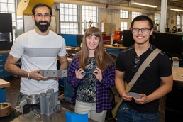 Eye on Innovation: NNSY’s First 3-D Printed Project with Code 138 Gauges Welds on Shipboard Piping