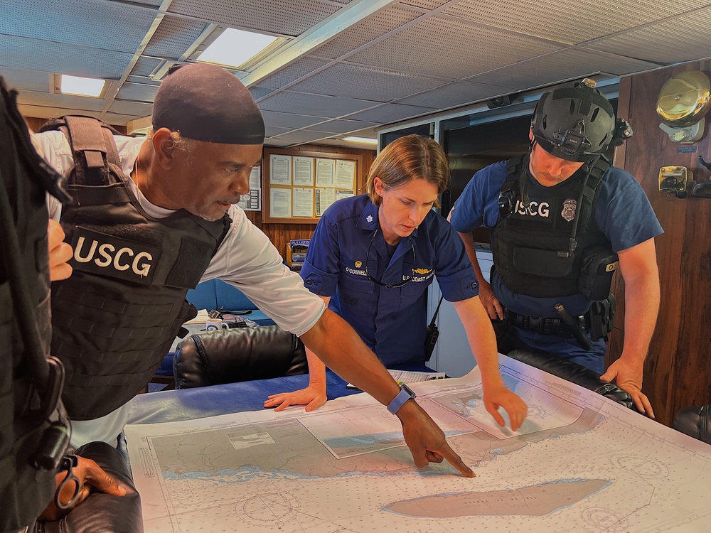 Coast Guard Cutter Campbell stops unsafe, overloaded Haitian sailing vessels