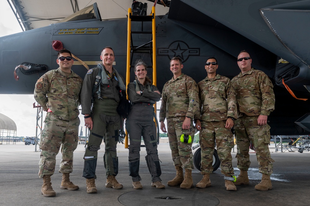 4th MXG commander's final flight