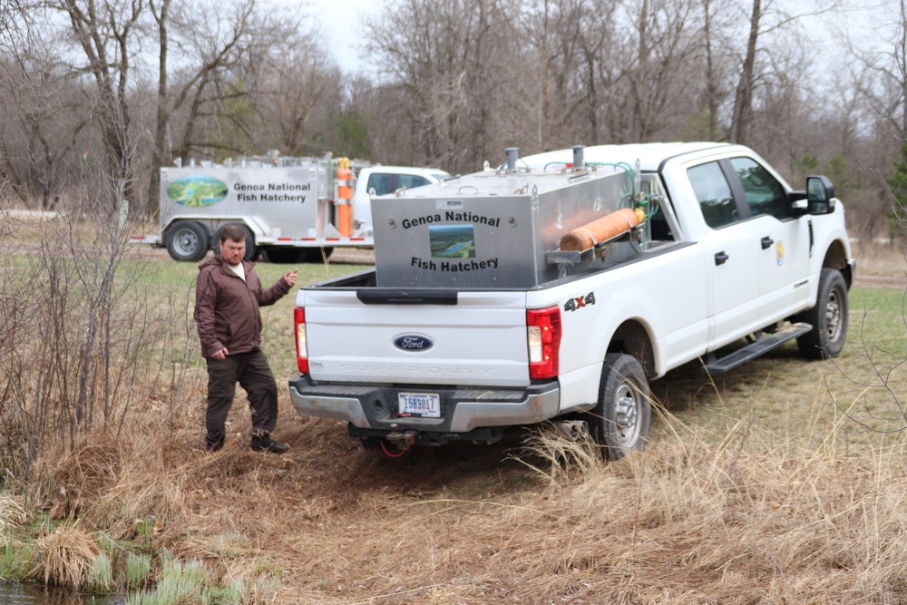 Thousands of rainbow trout stocked at Fort McCoy in time for 2022 fishing season
