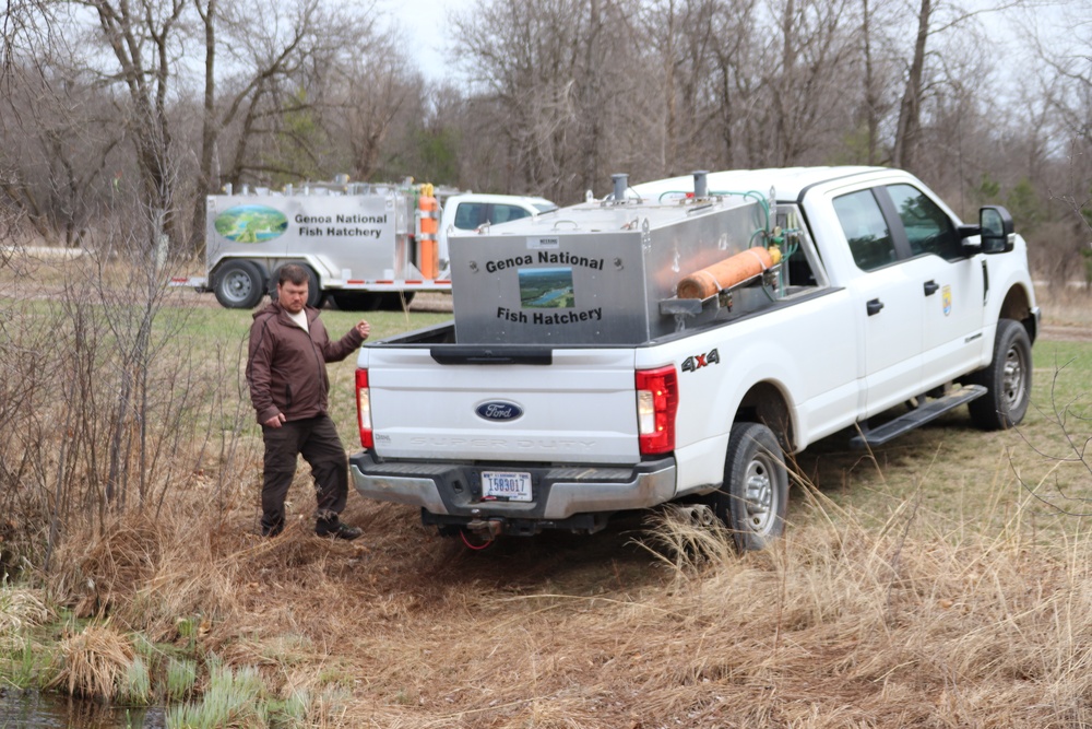 Thousands of rainbow trout stocked at Fort McCoy in time for 2022 fishing season