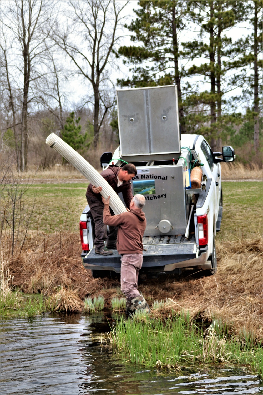 Thousands of rainbow trout stocked at Fort McCoy in time for 2022 fishing season