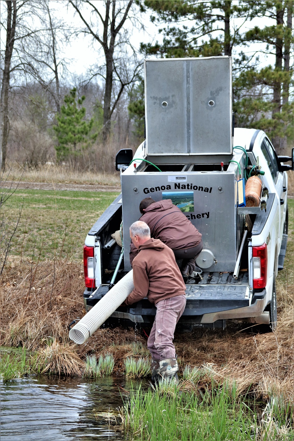 Thousands of rainbow trout stocked at Fort McCoy in time for 2022 fishing season