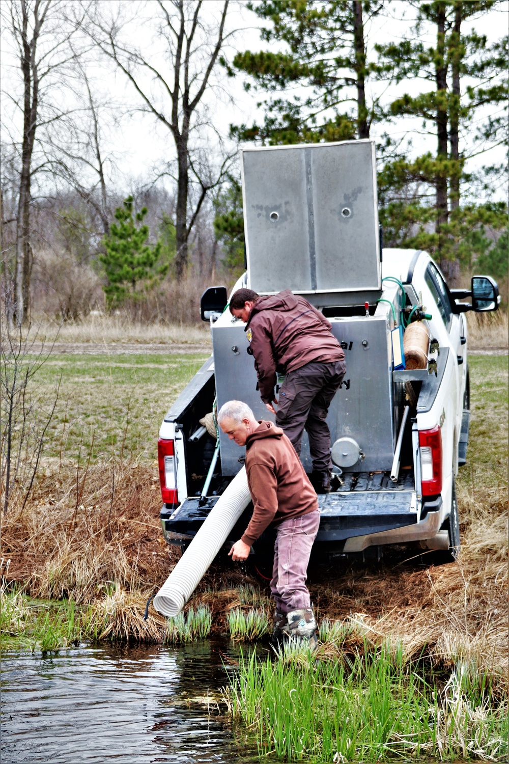 Thousands of rainbow trout stocked at Fort McCoy in time for 2022 fishing season