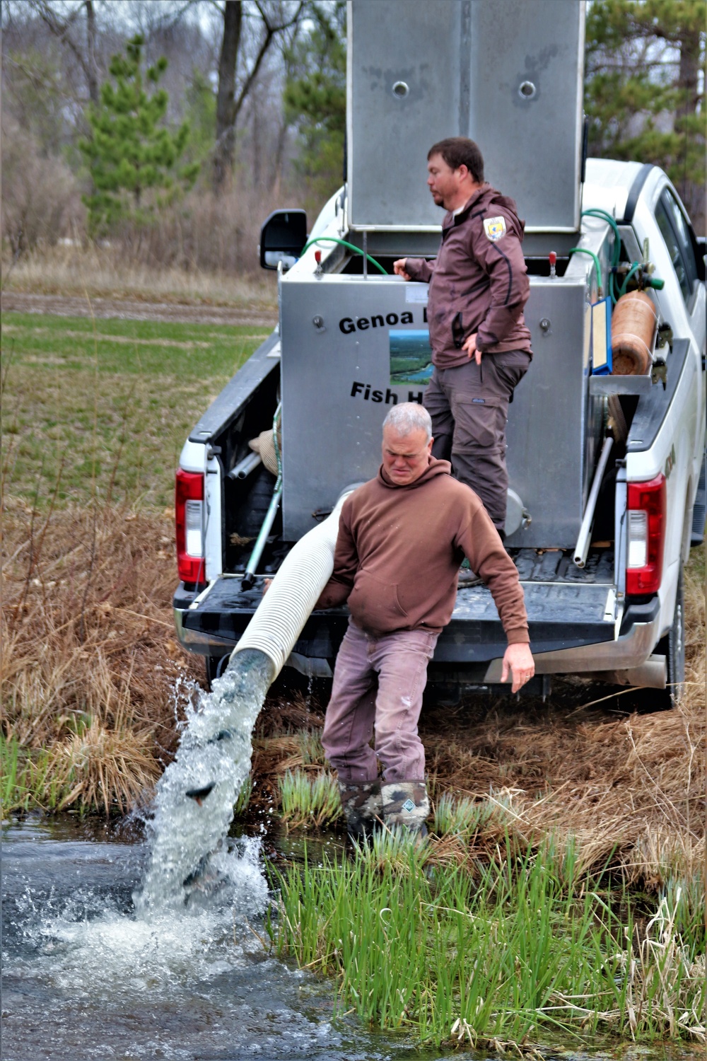 Thousands of rainbow trout stocked at Fort McCoy in time for 2022 fishing season