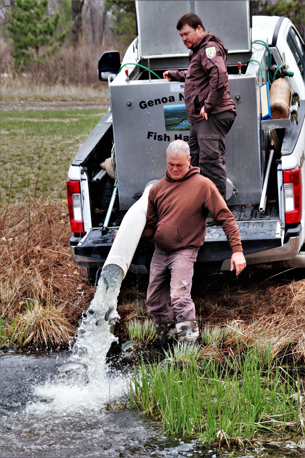 Thousands of rainbow trout stocked at Fort McCoy in time for 2022 fishing season