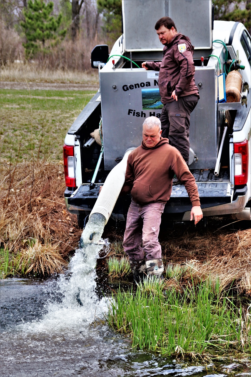 Thousands of rainbow trout stocked at Fort McCoy in time for 2022 fishing season