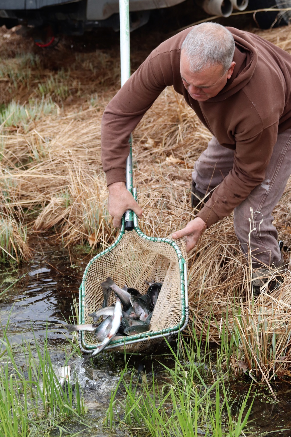 Thousands of rainbow trout stocked at Fort McCoy in time for 2022 fishing season