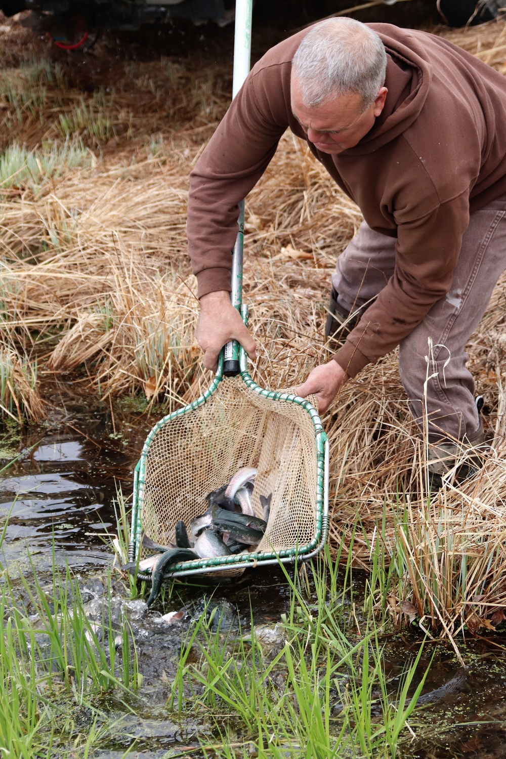 Thousands of rainbow trout stocked at Fort McCoy in time for 2022 fishing season