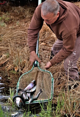 Thousands of rainbow trout stocked at Fort McCoy in time for 2022 fishing season