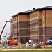 Second barracks project at Fort McCoy, funded in FY ’20, nearly 80 percent complete