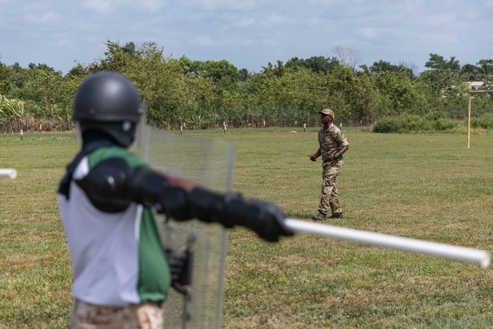 Royal Bermuda Regiments conducts riot control training