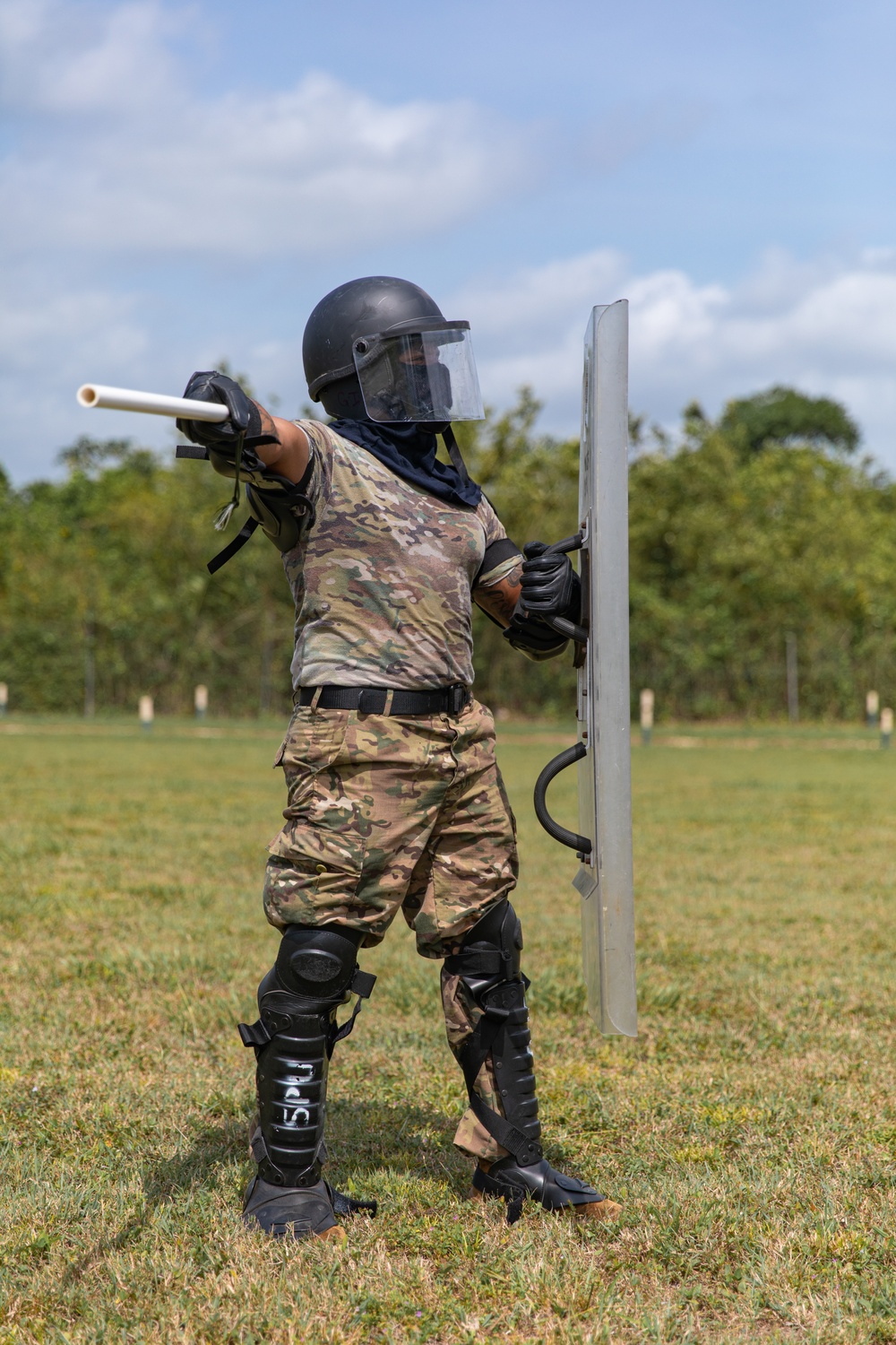 Royal Bermuda Regiments conducts riot control training