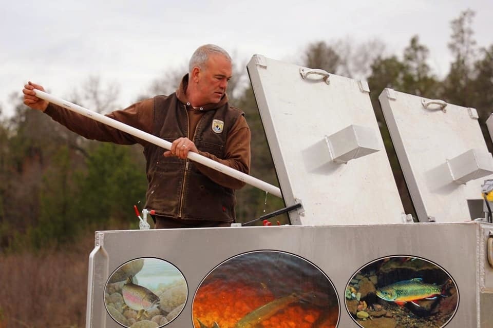 Thousands of rainbow trout stocked at Fort McCoy in time for 2022 fishing season