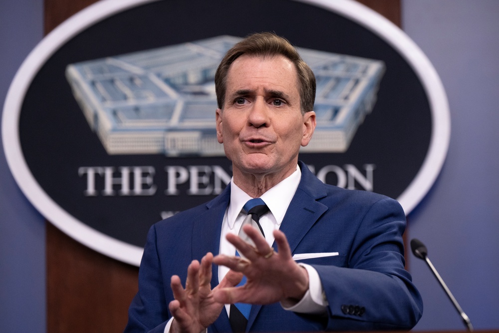 Pentagon Spokesman Holds Press Briefing