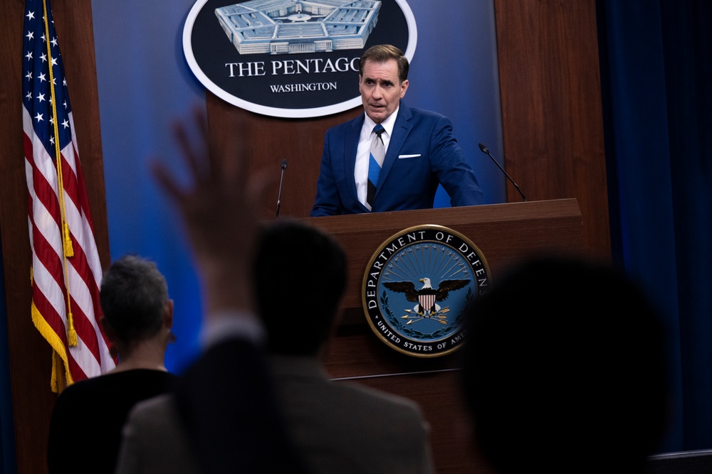 Pentagon Spokesman Holds Press Briefing