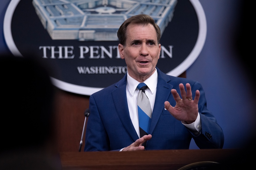 Pentagon Spokesman Holds Press Briefing