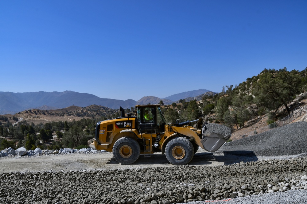 Isabella Dam Construction Progress April 2022