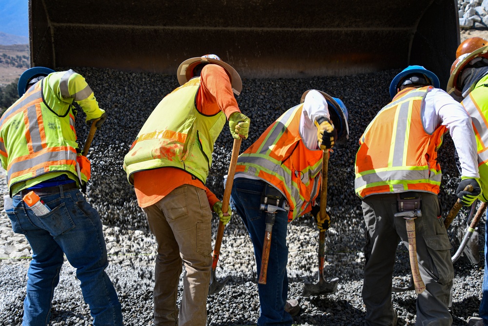 Isabella Dam Construction Progress April 2022