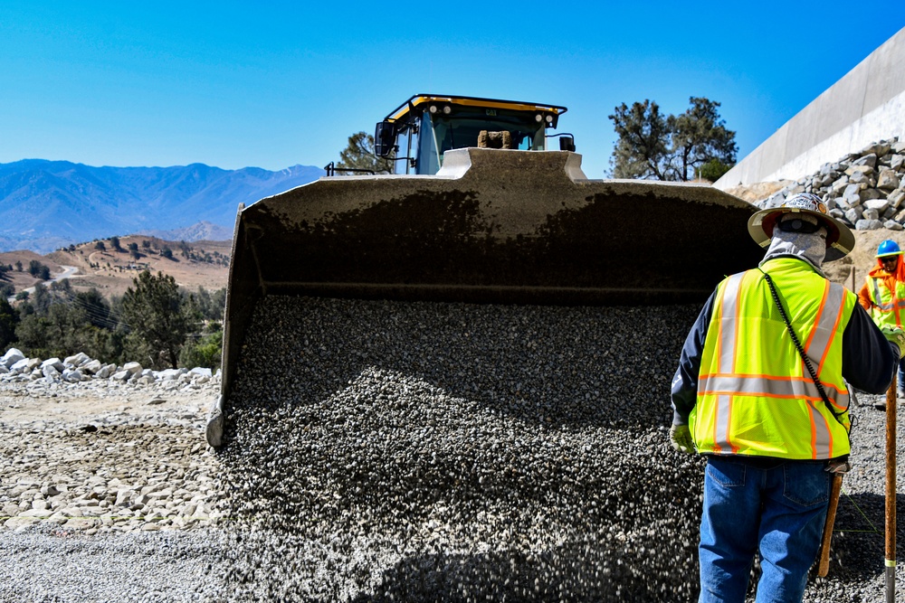 Isabella Dam Construction Progress April 2022