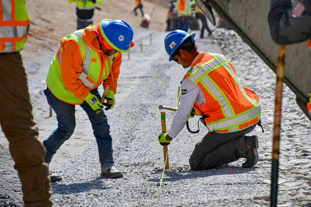 Isabella Dam Construction Progress April 2022