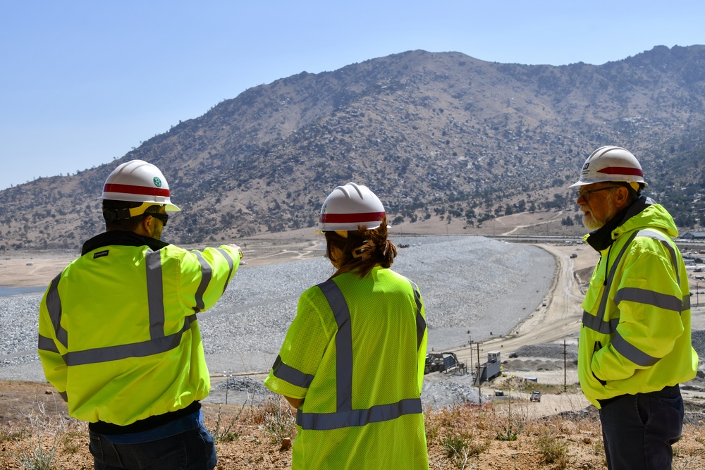 Isabella Dam Construction Progress April 2022