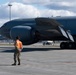 Maintainers recover aircraft after air refueling mission