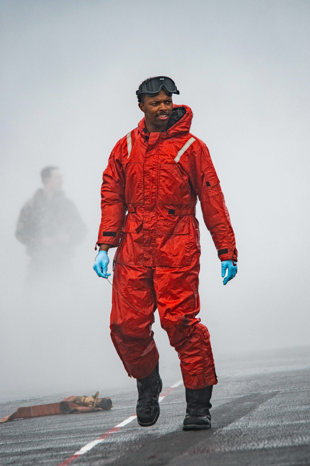 USS Ronald Reagan (CVN 76) Conducts Countermeasure Wash-down Test